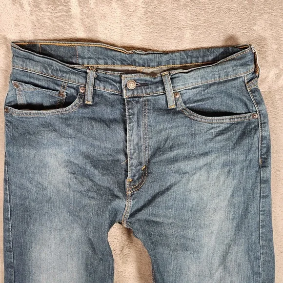 Levi's 505 Jeans Men's‎ 33X30 Blue Straight Regular Fit - Picture 5 of 16